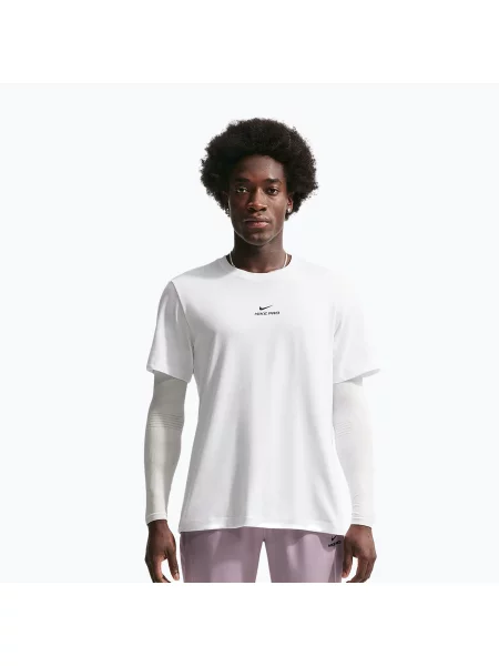 Tricou de antrenament bărbați Nike Pro Dri-Fit white/black alb