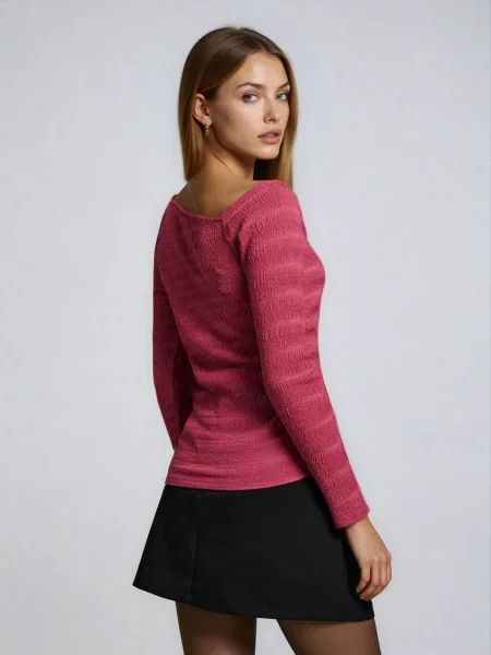 Блузка з асиметричним декольте other