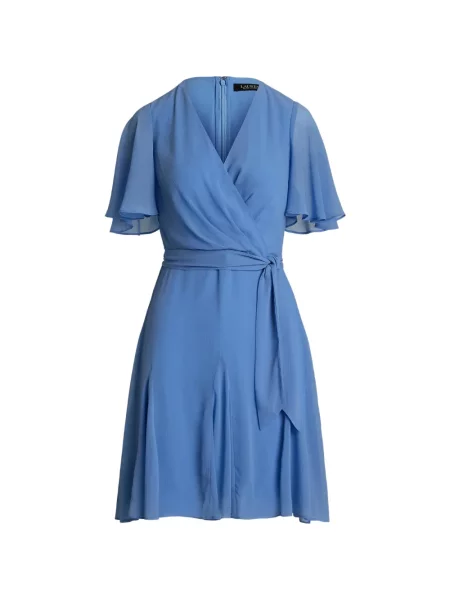 Rochie mini Lauren Ralph Lauren plic albastru