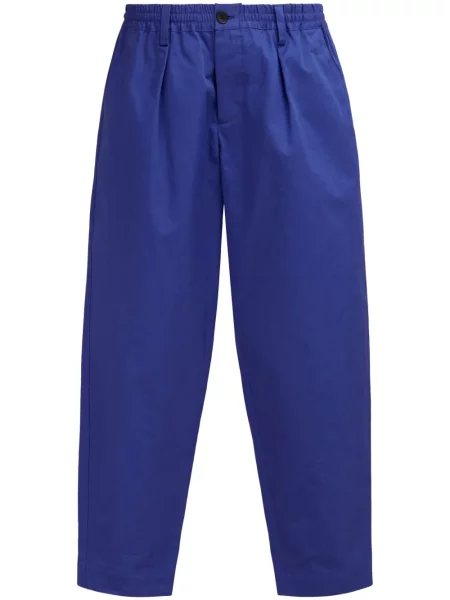 Pantaloni Marni conici albastru