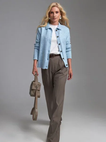 Штани класичні TrikoBakh темно-сірий вовна/віскоза сірі