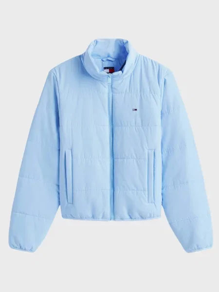 Утепленная джинсовая куртка Tommy Jeans голубая