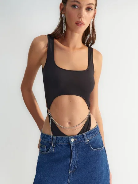 Боди Trendyol черно