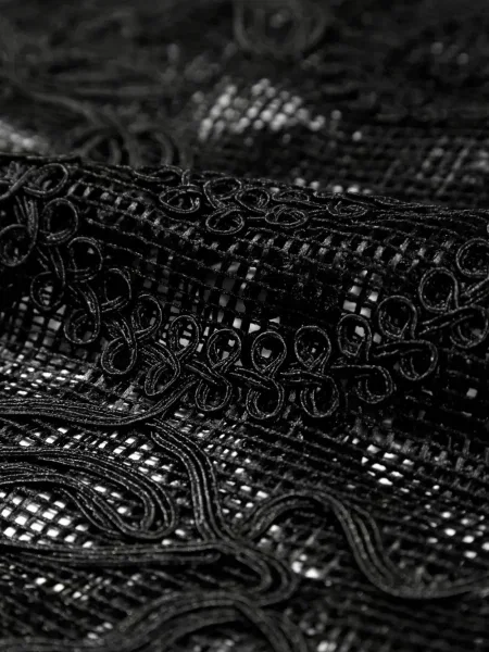 Rochie Ganni cu broderie negru