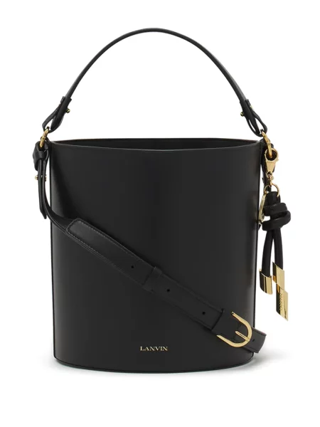 Geantă bucket Lanvin din piele negru