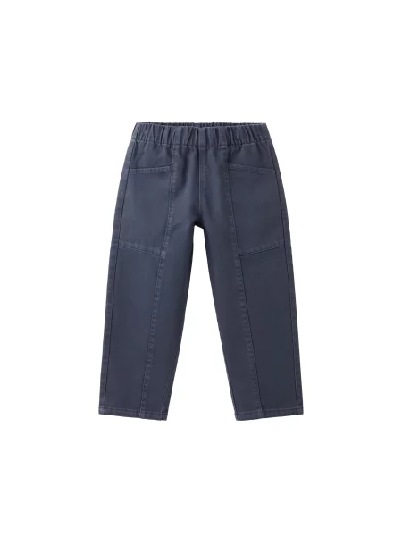 MANGO KIDS Pantaloni SEAMS bleumarin