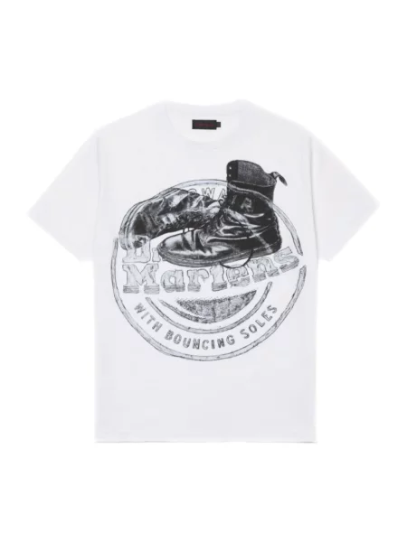 Koszulka Dr. Martens z krótkim rękawem biała