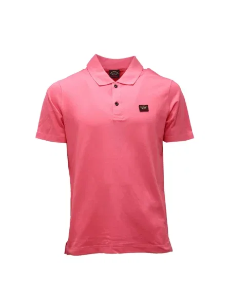 Koszulka polo Paul & Shark różowa