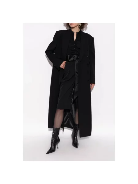 Płaszcz Dolce And Gabbana wełniany czarny