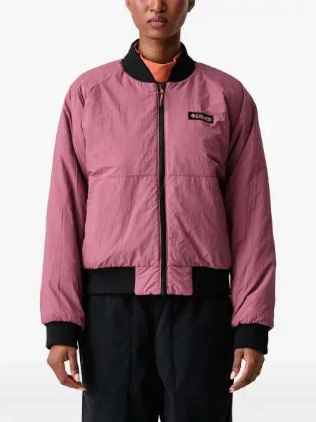 Reversibil geacă bomber Columbia cu autograf negru