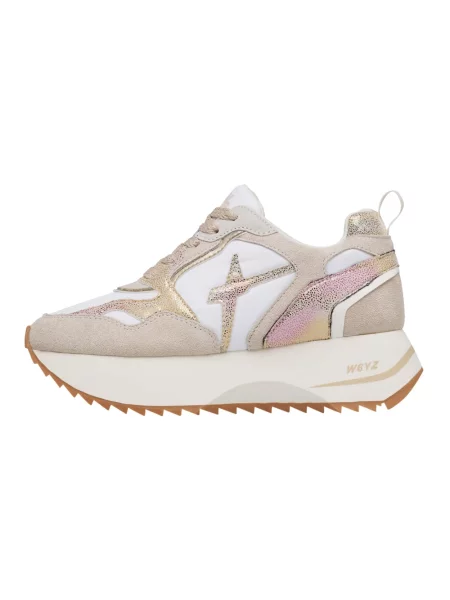 Sneakersy W6yz zamszowe beżowe