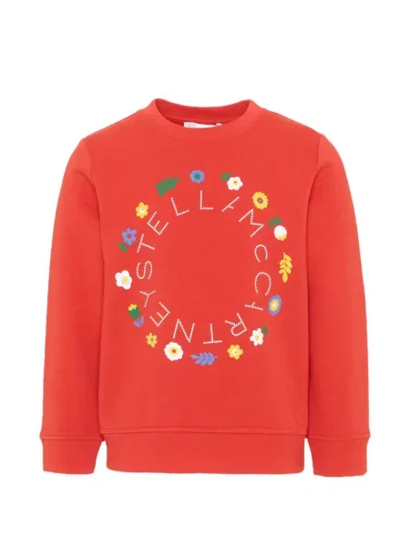 Bluza dziecięca Stella Mccartney czerwona