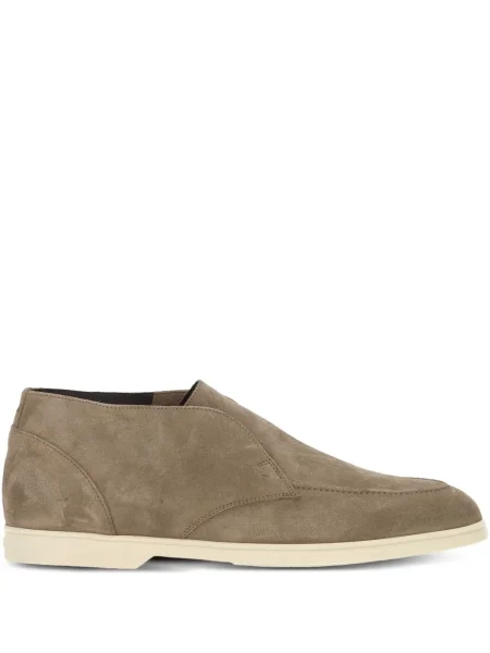 Ghete desert Doucal's din piele de căprioară slip-on maro