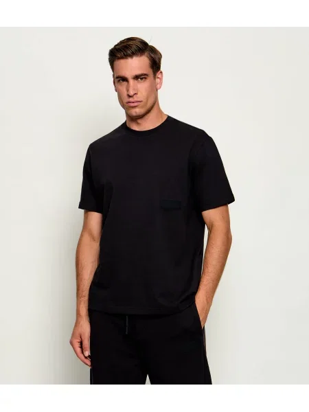 BOSS GREEN Póló TS_Structure | Relaxed fit fekete