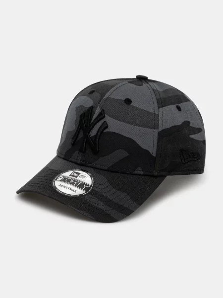 Шапка с козирки New Era сиво