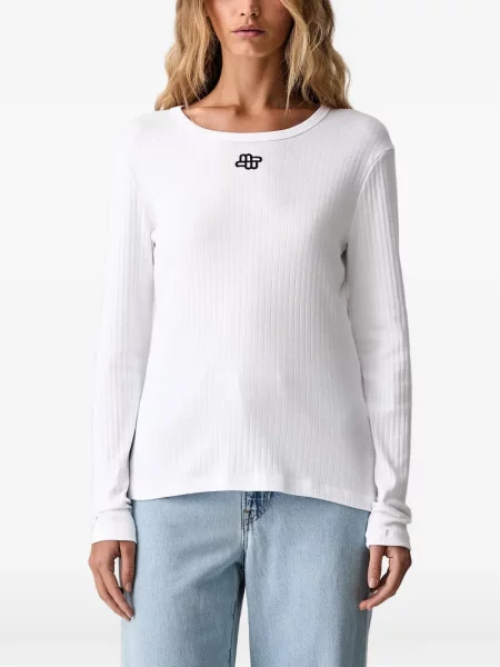 Tricou Munthe cu broderie alb