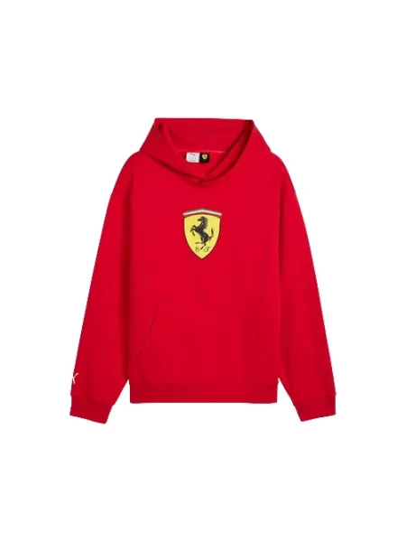 Bluza z kapturem Puma czerwona