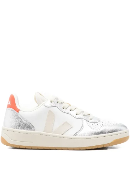 Sneakerși Veja V-10 din piele alb