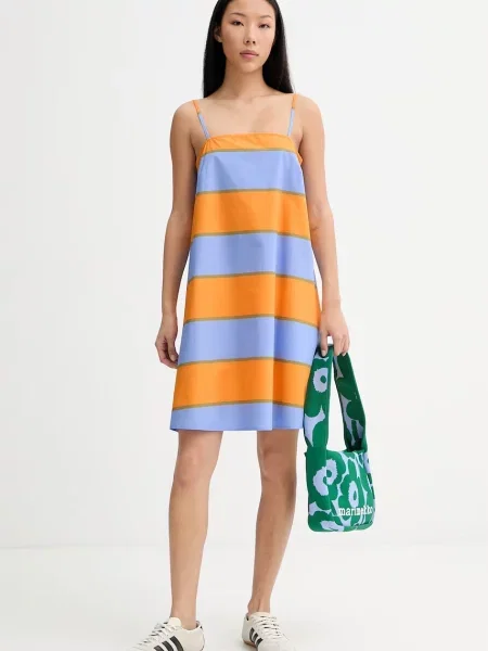 Marimekko rochie de vară din portocaliu