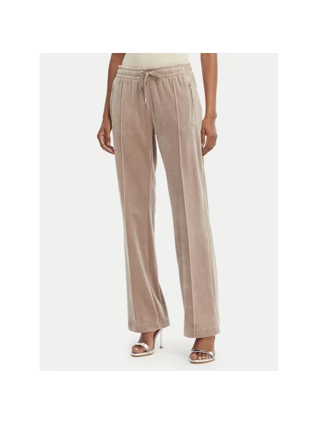 Juicy Couture Sportinės kelnės Tina Straight Leg smėlio