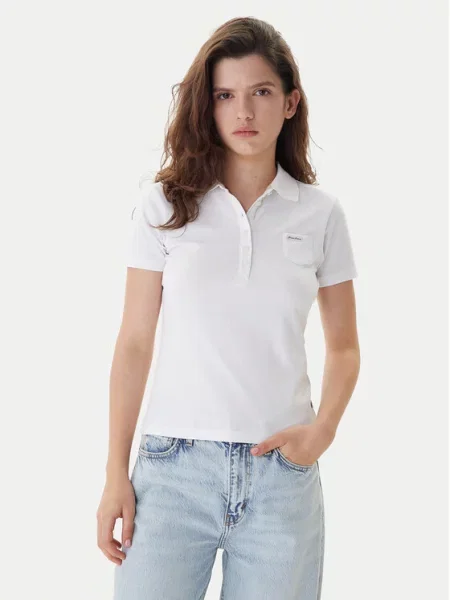 Guess Jeans Polo λευκό