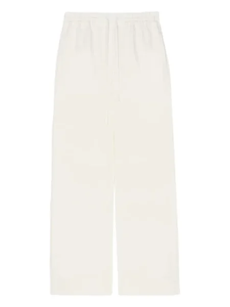 Lniane spodnie Paul Smith białe