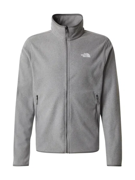 Geacă The North Face din fleece gri