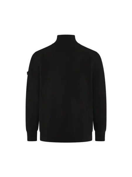 Sweter z golfem C.p. Company do golfa czarny