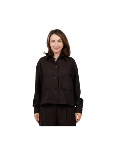 Kurtka Circolo 1901 wełniana brązowa