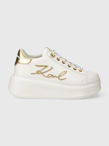 Karl Lagerfeld sneakers din piele ANAKAPRI alb