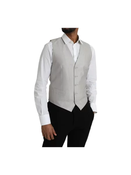 Sweter Dolce And Gabbana z kapturem szary