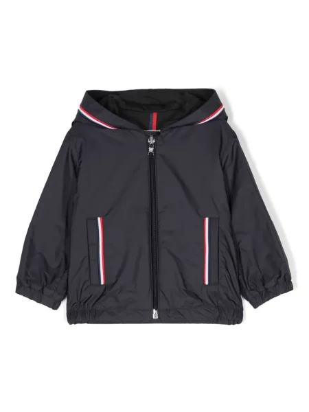 Kurtka dziecięca Moncler Enfant niebieska