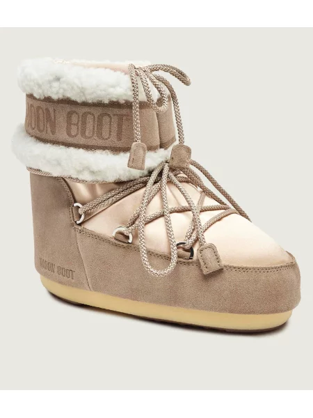 Moon Boot Bocanci MB Icon Low Pearly Plus | shearling | zamsz