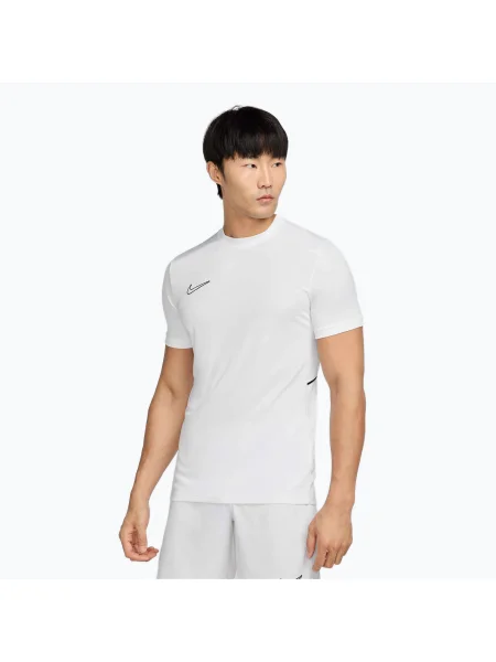 Tricou de fotbal pentru bărbați Nike Academy Dri-Fit white/white/black/black alb
