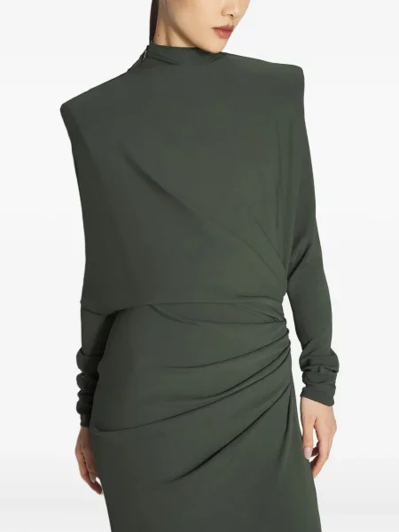 Rochie midi Mugler verde