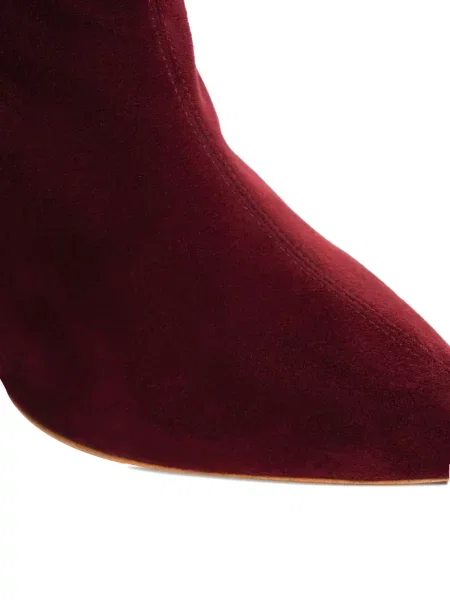 Botine Ginissima din piele roșu
