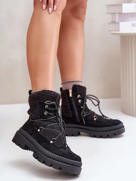 Cizme scurte Boto negru