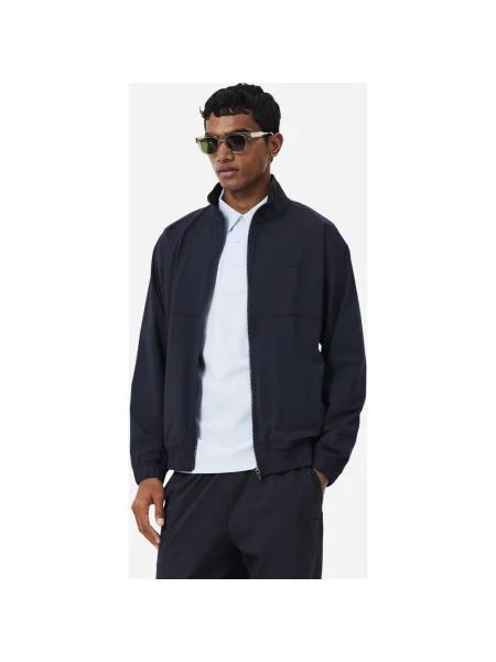 Bluza Lacoste Stretch Commuter Full Zip granatowy ciemny XS niebieska
