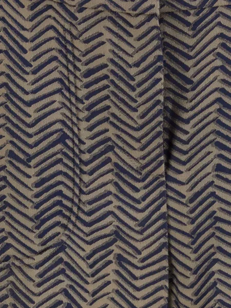 Pantaloni Giorgio Armani din jacard maro