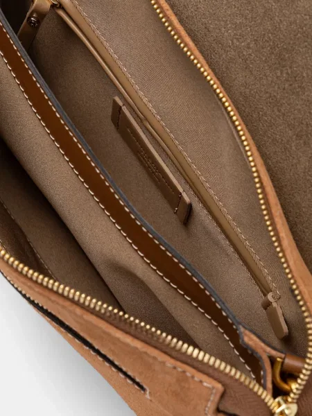 Замшева сумочка Gianni Chiarini THREE коричневий