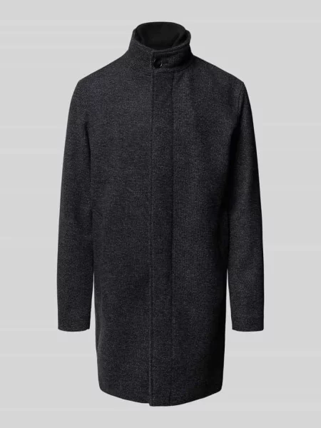 Płaszcz z mieszanki wełny ze stójką i wpuszczanymi Jack & Jones Premium