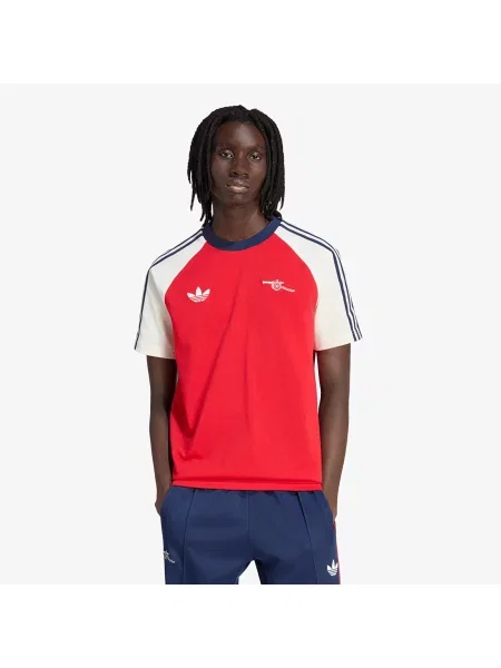 Tricou adidas Afc Og Tee Better Scarlet/ Off White S alb