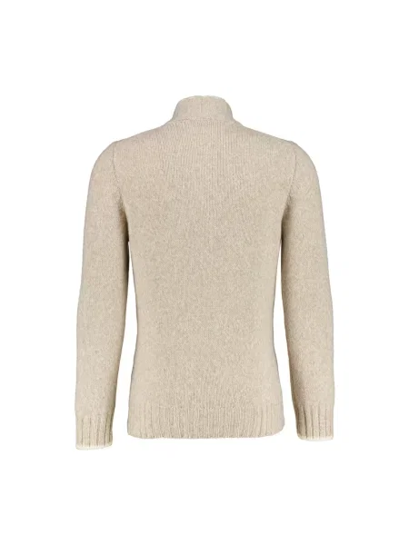 Sweter z golfem Gran Sasso beżowy