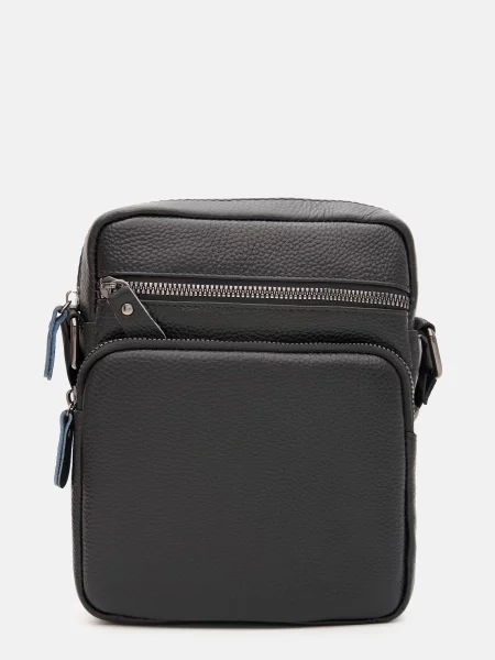 Borsa Leather Мессенджер Шкіра чорний