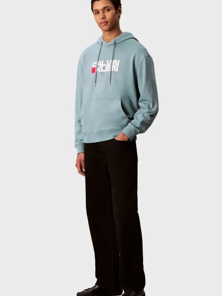 Толстовка Calvin Klein Jeans блакитна