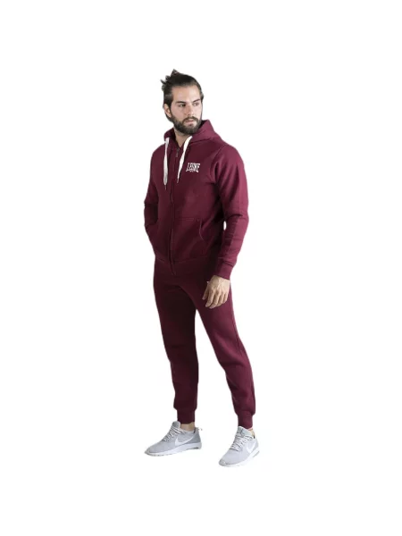 Fleece fleece melegítő felső Leone 1947 barna