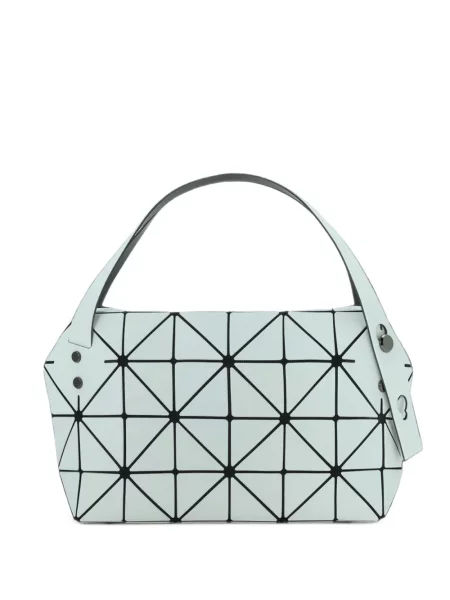 Geantă shopper Bao Bao Issey Miyake cu imprimeu geometric albastru