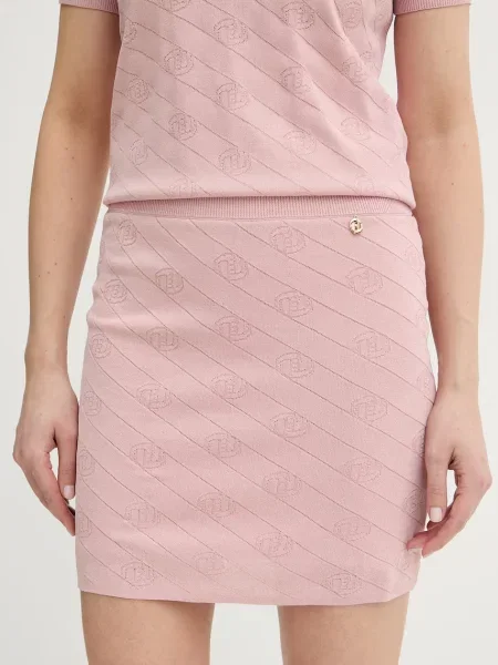 Silvian Heach fustă KUNDRA roz