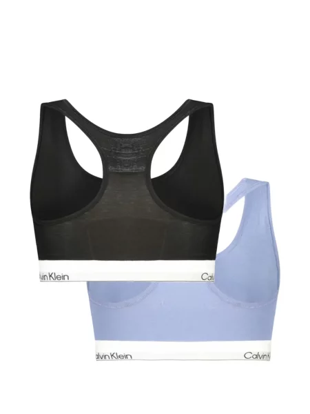 Sutien bralette Calvin Klein cu autograf negru