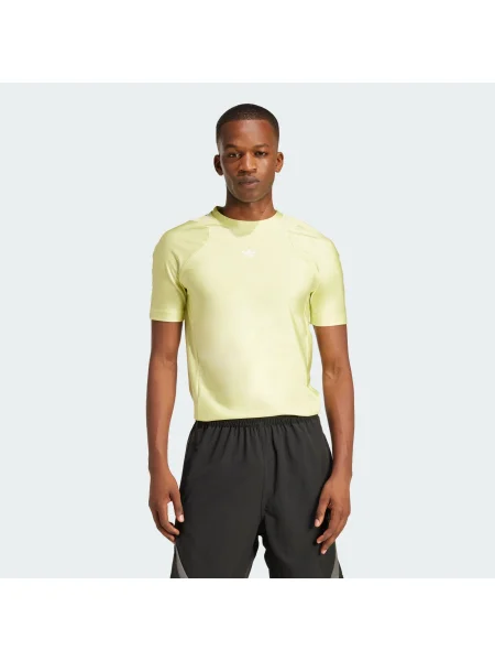 Adidas Majica Fashion Cut Line Slim Fit rumena